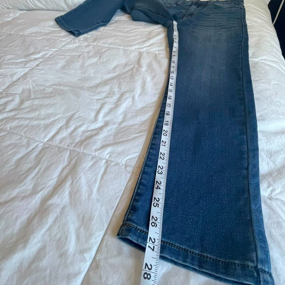 US Polo Assn Womens Size 14 Straight Leg Blue Denim Jeans Embroidered Logo - Picture 10 of 10